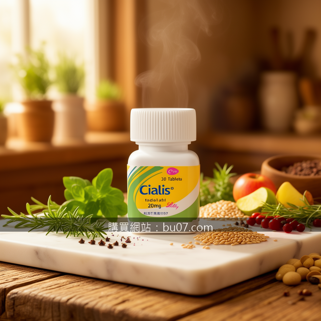Appetizing food and beverage product photography.
Subject: Place the Cialis 20mg
