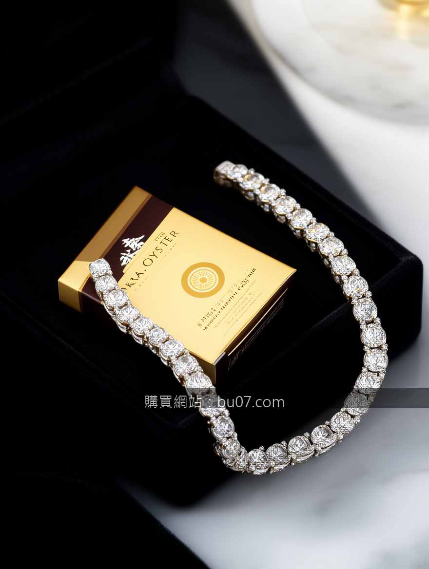 Elegant crystal bracelet photography in luxury jewelry style.
Subject: Place the