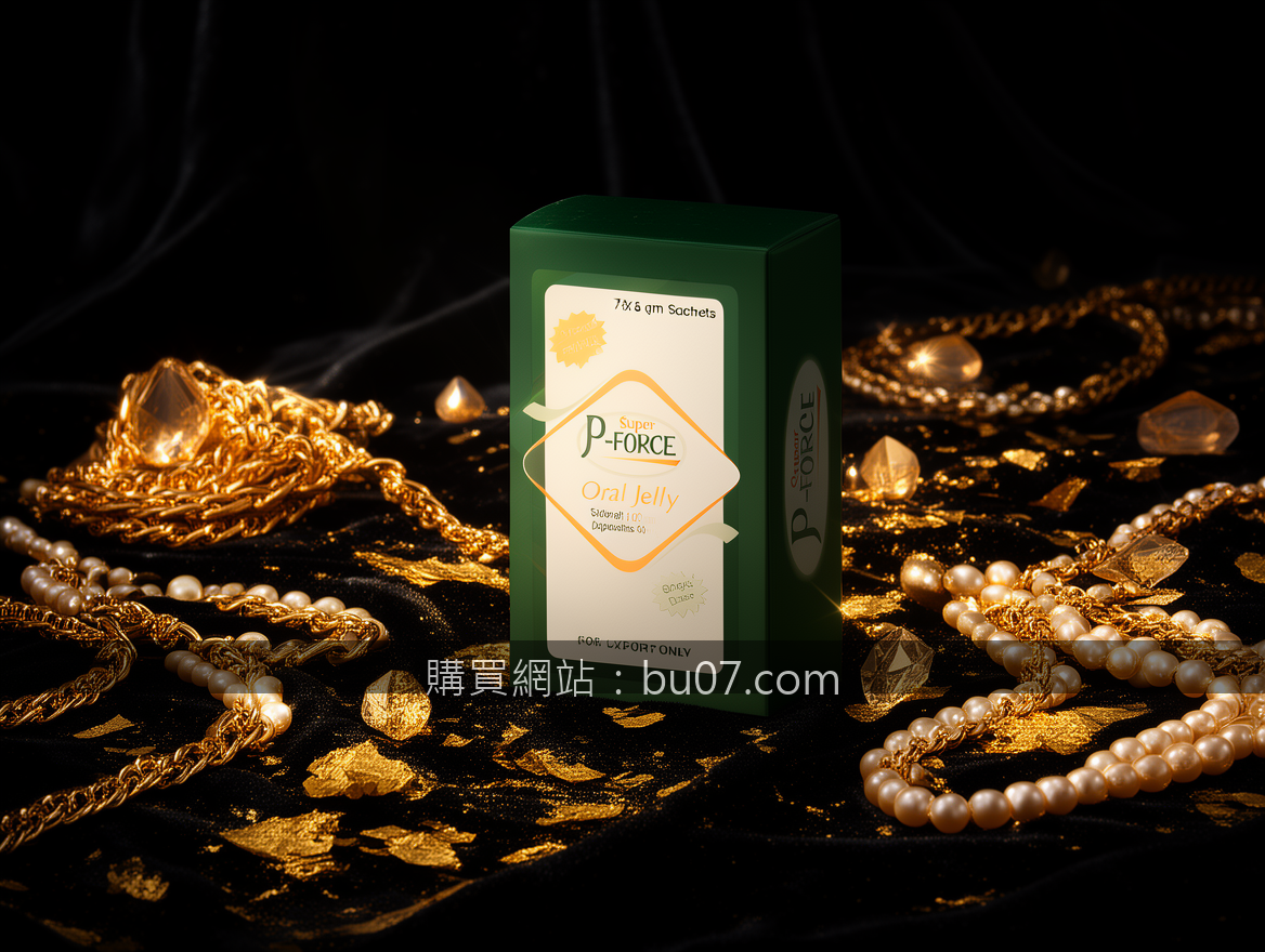 BLACK VELVET with gold leaf accents. Place the Super P-FORCE Oral Jelly 100mg & 