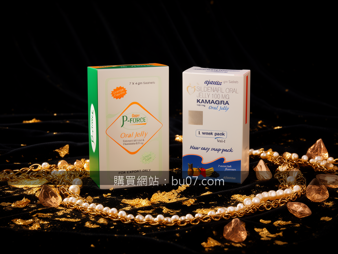 BLACK VELVET with gold leaf accents. Place the Super P-Force Oral Jelly and Kama